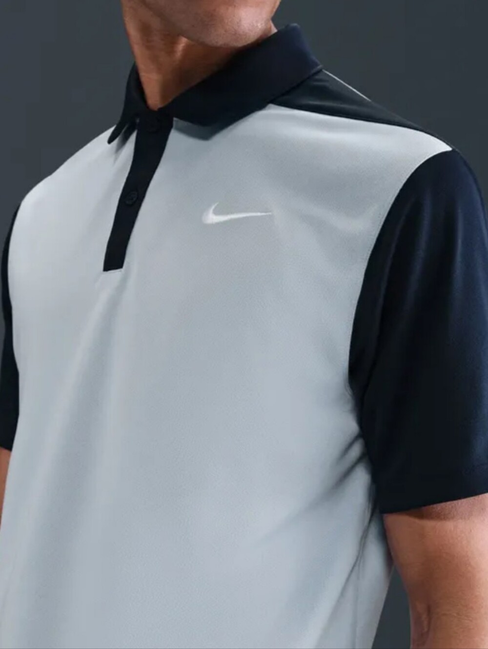 Nike Tour Dri-FIT Victory+ Blocked Polo ~ Light Blue Navy HM5637-440 Men's: XL